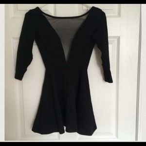 Black fitted XS American Apparel Dress. Nicee
