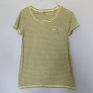 Striped Crew Neck with Pocket