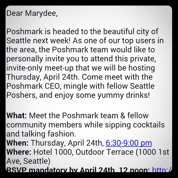Poshmark team coming to Seattle!