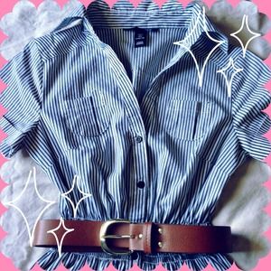 Shirt Dress with Pockets