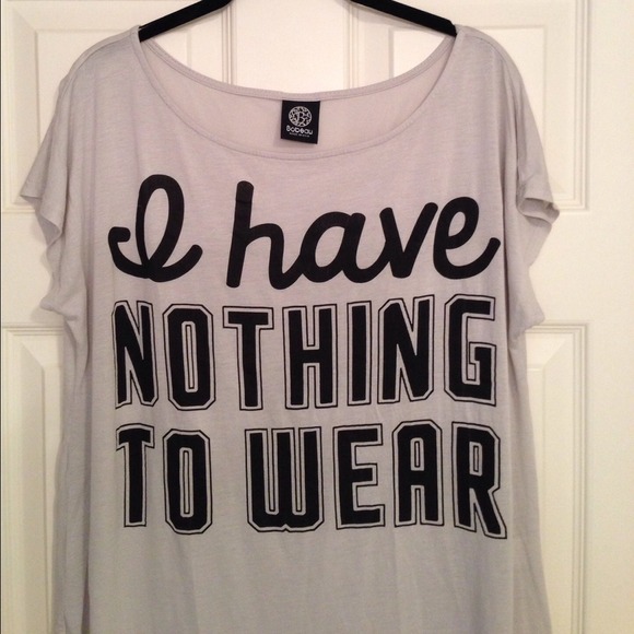 🚫Sold In Bundle🚫I Have Nothing To Wear Print Top - Picture 2 of 4