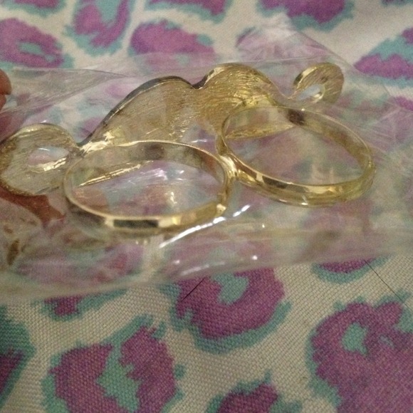 Mustache Double Ring - Picture 3 of 3