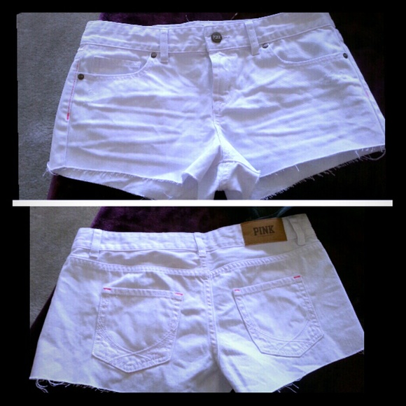 White shorts by vs pink