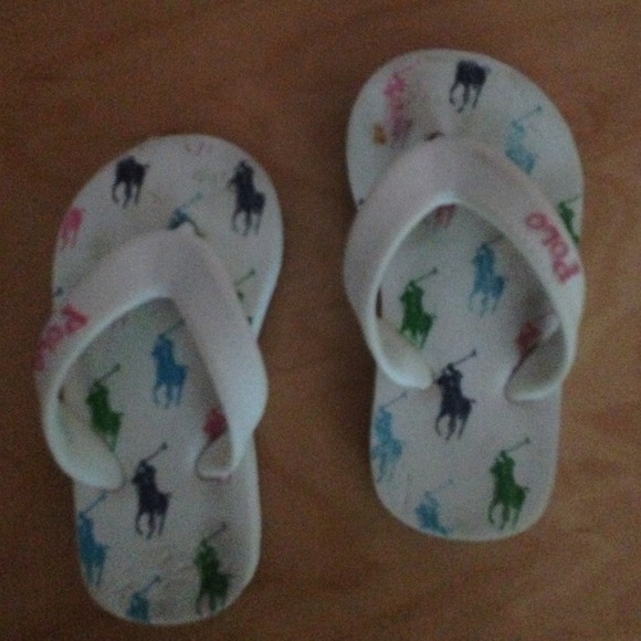 Toddler polo flip flops