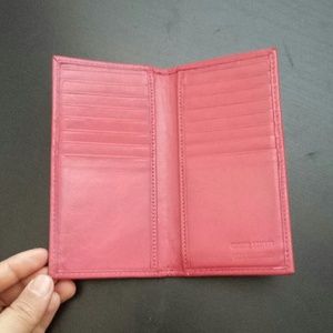 Genuine Leather Pink Wallet