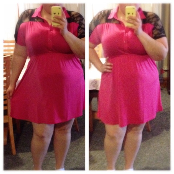 Dresses & Skirts - ✨SALE✨NWOT HOT PINK DRESS