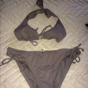 Grey swimsuit ❇️ reserved fatallotus❇️