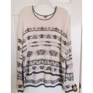 charolette russe high low knit sweater
