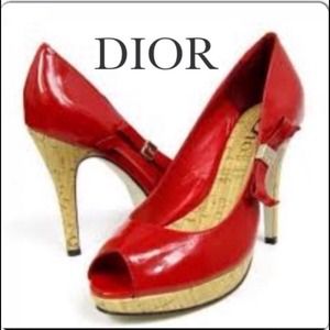 ❤️3XHost Pick Christian Dior Peep Toe Heels