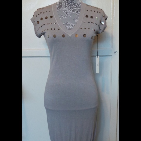 Taupe sweater dress. Size S/0 NWOT