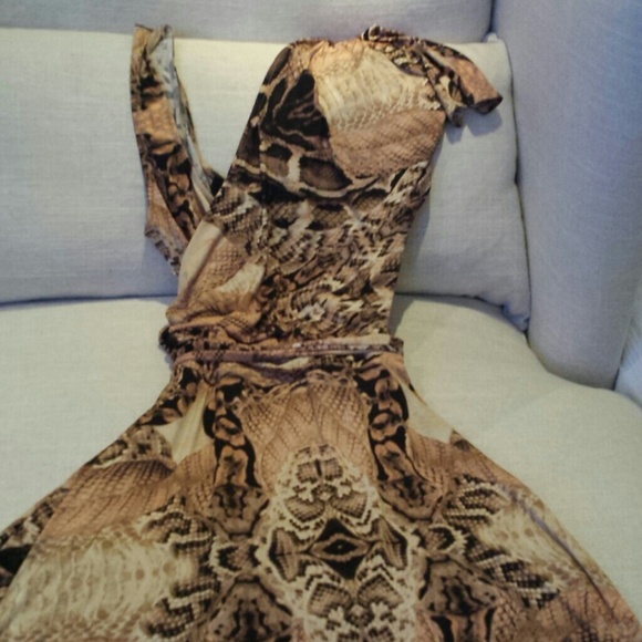 Animal print dress
