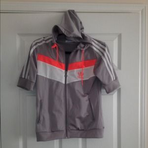 Adidas short sleeve jacket