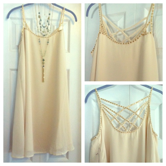 Forever 21 Light Beige Dress-NWT!