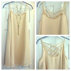 Forever 21 Light Beige Dress-NWT!