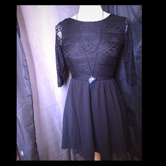 H&m black dress