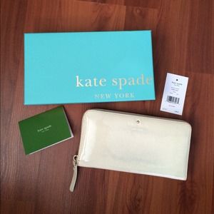 Kate Spade Patent Leather Lacey Wallet