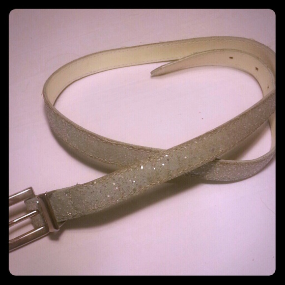 Baby Blue Glitter Belt