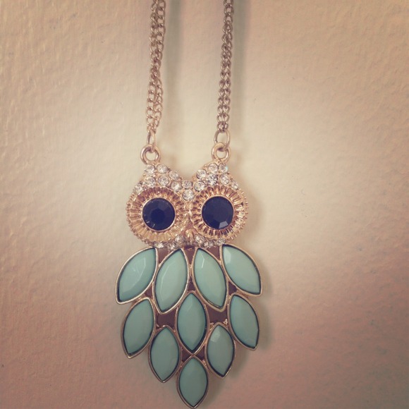 Anthropologie owl necklace