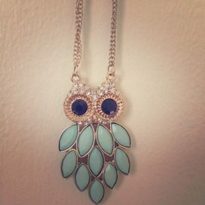 Anthropologie owl necklace