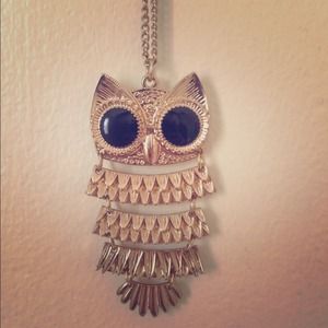 Anthropologie Owl Necklace