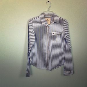 Hollister long sleeve collared shirt