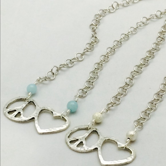 Hand Designed Rhodium Necklace - Picture 1 of 2