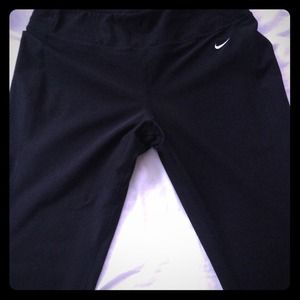 Nike black DRIFIT workout pants