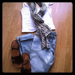 Free People pin stripe jeans