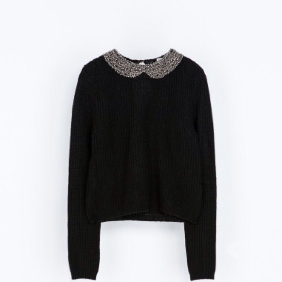 Zara Sweaters - FIRESALE! NWT Zara Angora Sweater with Rhinestones Zara Sweaters - FIRESALE! NWT Zara Angora Sweater with Rhinestones