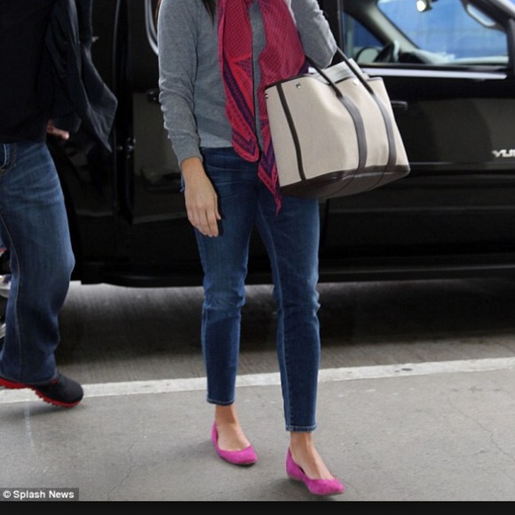 👍sold👍Jcrew raspberry ballet flats - Picture 4 of 4