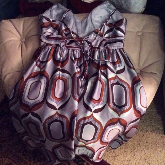 ❤️Retro style gray dress - Picture 2 of 3