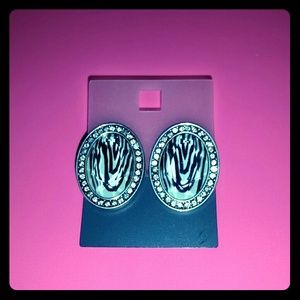 Zebra earrings