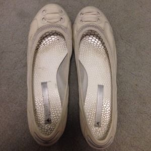 Stella McCartney for Adidas off white flats