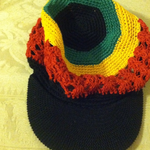 Rasta Crochet Cap