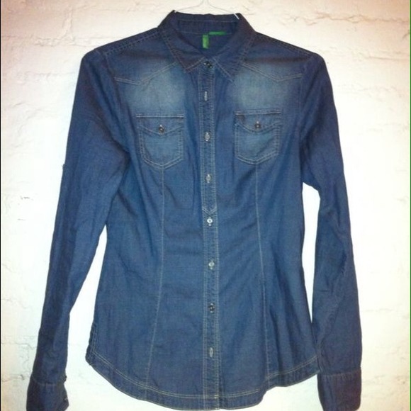 Blue Denim Shirt - Picture 2 of 4
