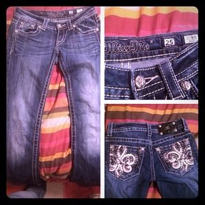 Size 25 boot cut Miss me Jeans. Selling for $80