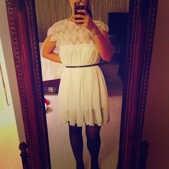 White ethereal dress