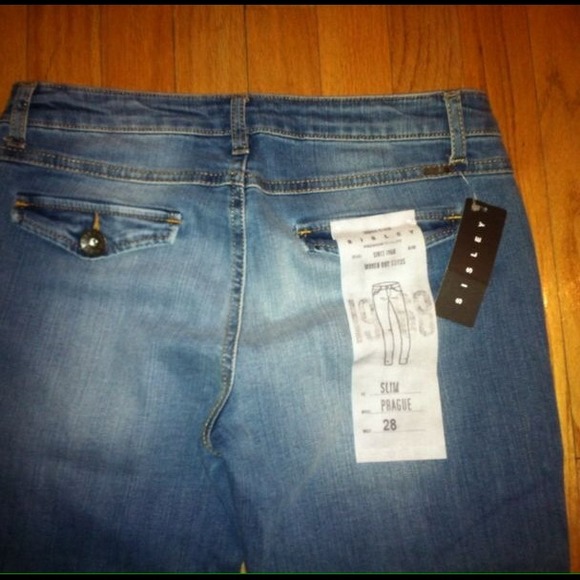 Brand New Sisley Wide Leg Jeans - Picture 4 of 4