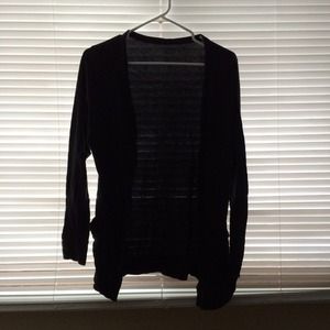 Black cardigan