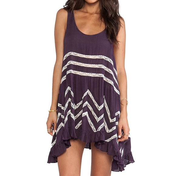 🐣SOLD🐣 Free People Voile and Lace Trapeze Slip