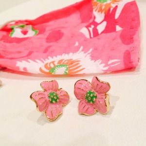 BUNDLE Lilly P earrings + Swarovski earrings