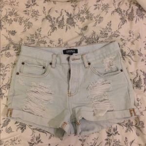 High waisted shorts