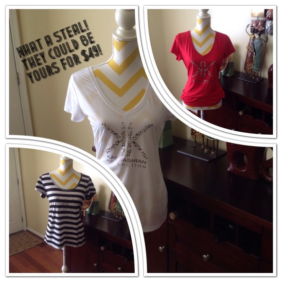 Kardashian Kollection Tops - Kardashian t-shirt bundle