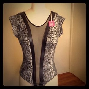 Snakeskin Leotard