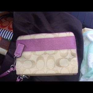Coach wristlet