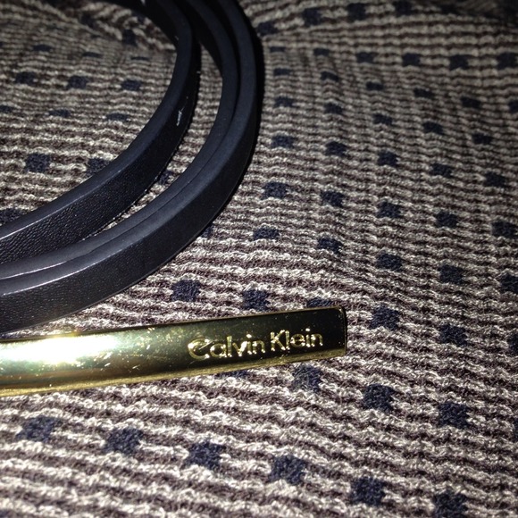 Calvin Klein skinny belt