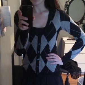 Fred Perry argyle sweater