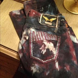 Robin Jeans Tie Die