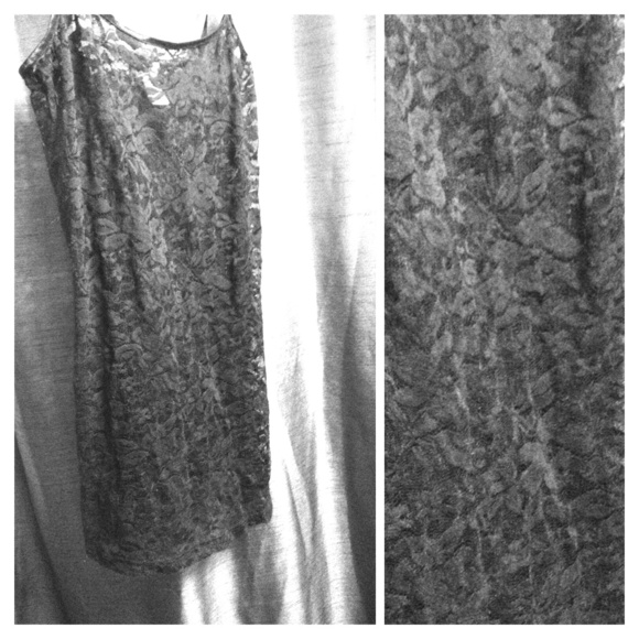 Lace spaghetti strap