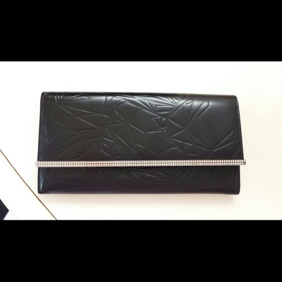 SWAROVSKI DIAMOND PRINT CLUTCH WALLET